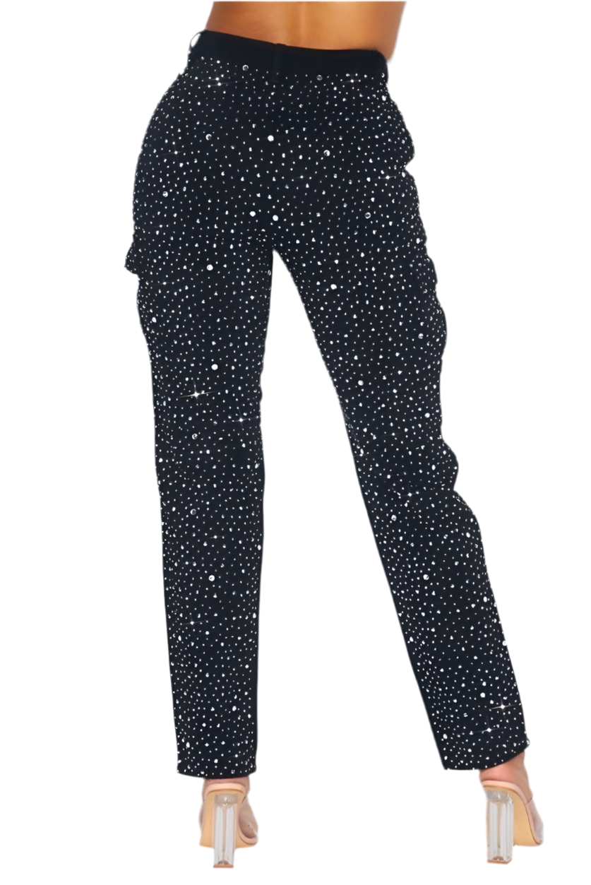 RHINESTONE JEANS