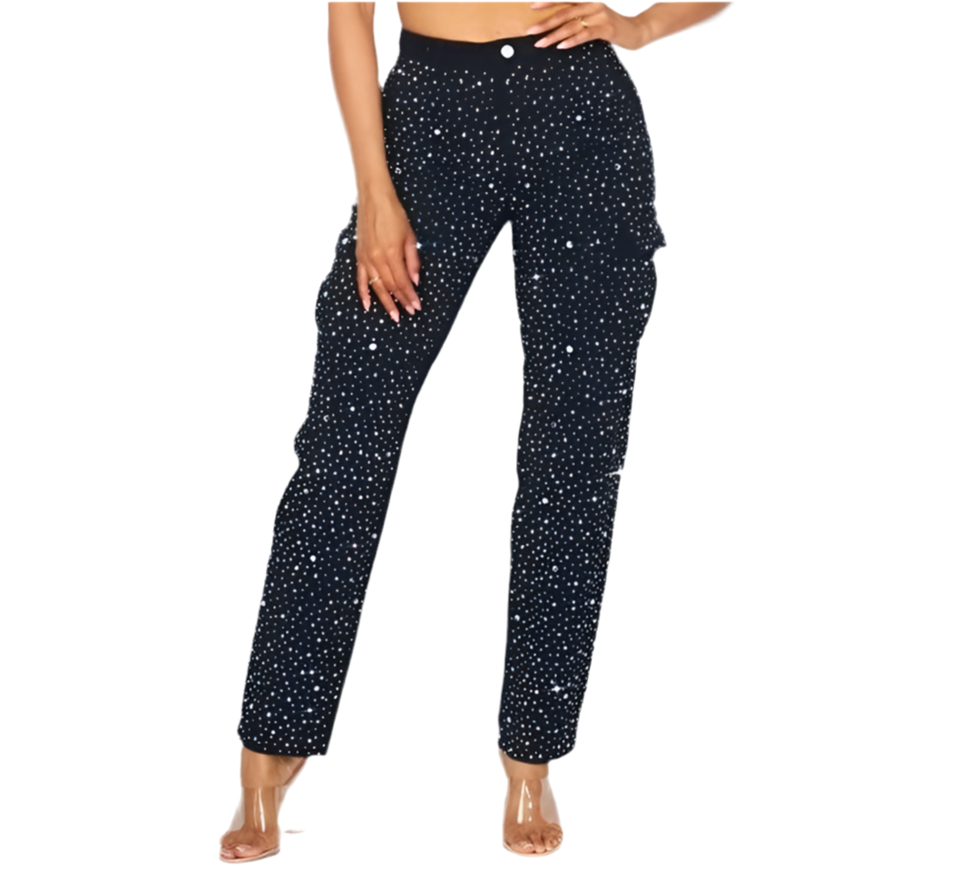 RHINESTONE JEANS