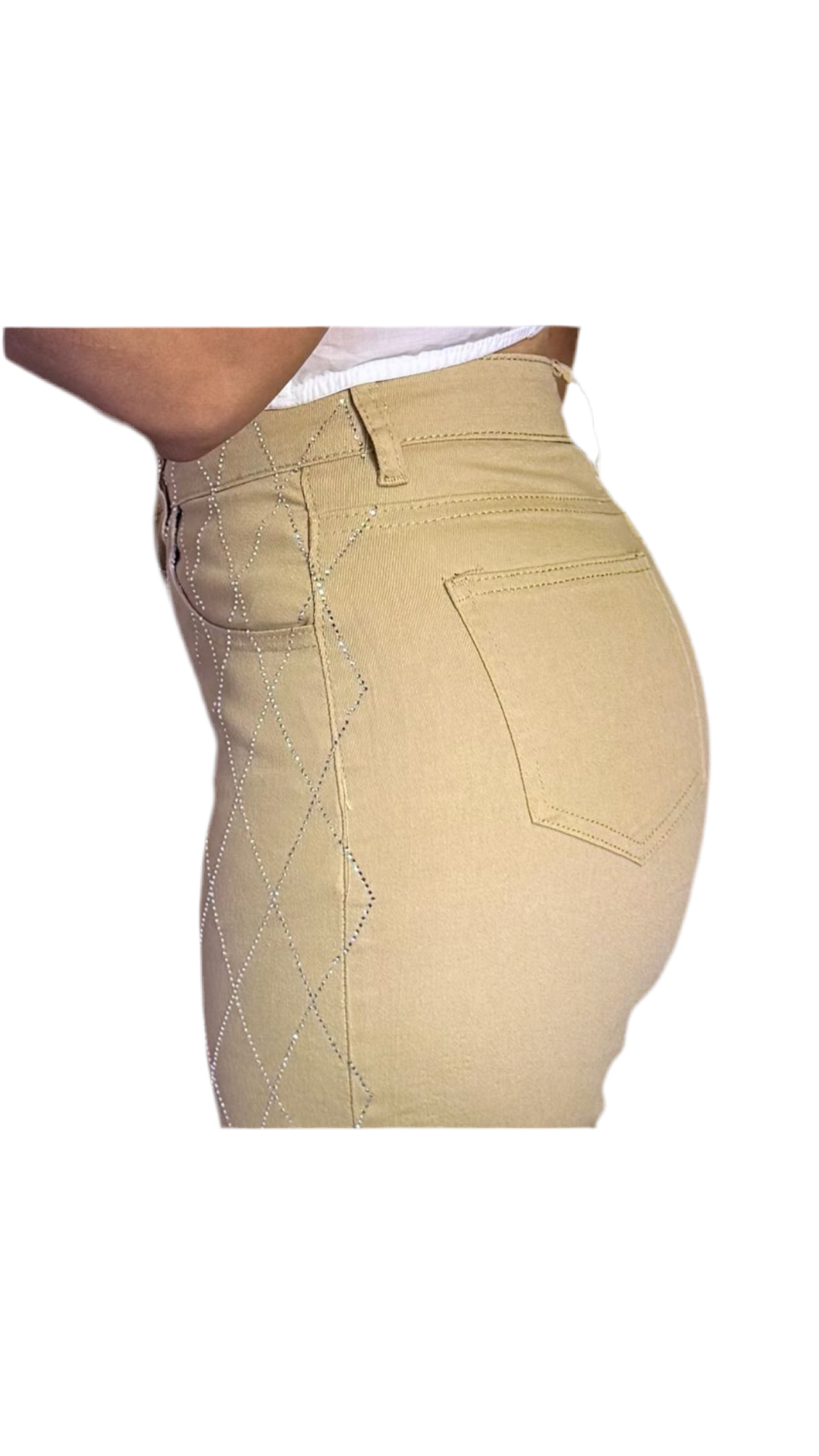 RHINESTONES JEANS