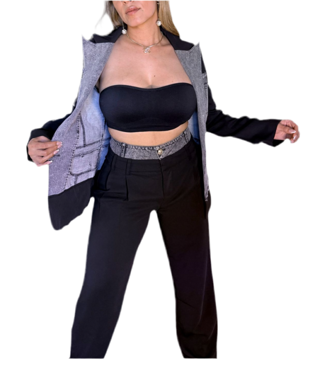 SOLID BLACK SUIT