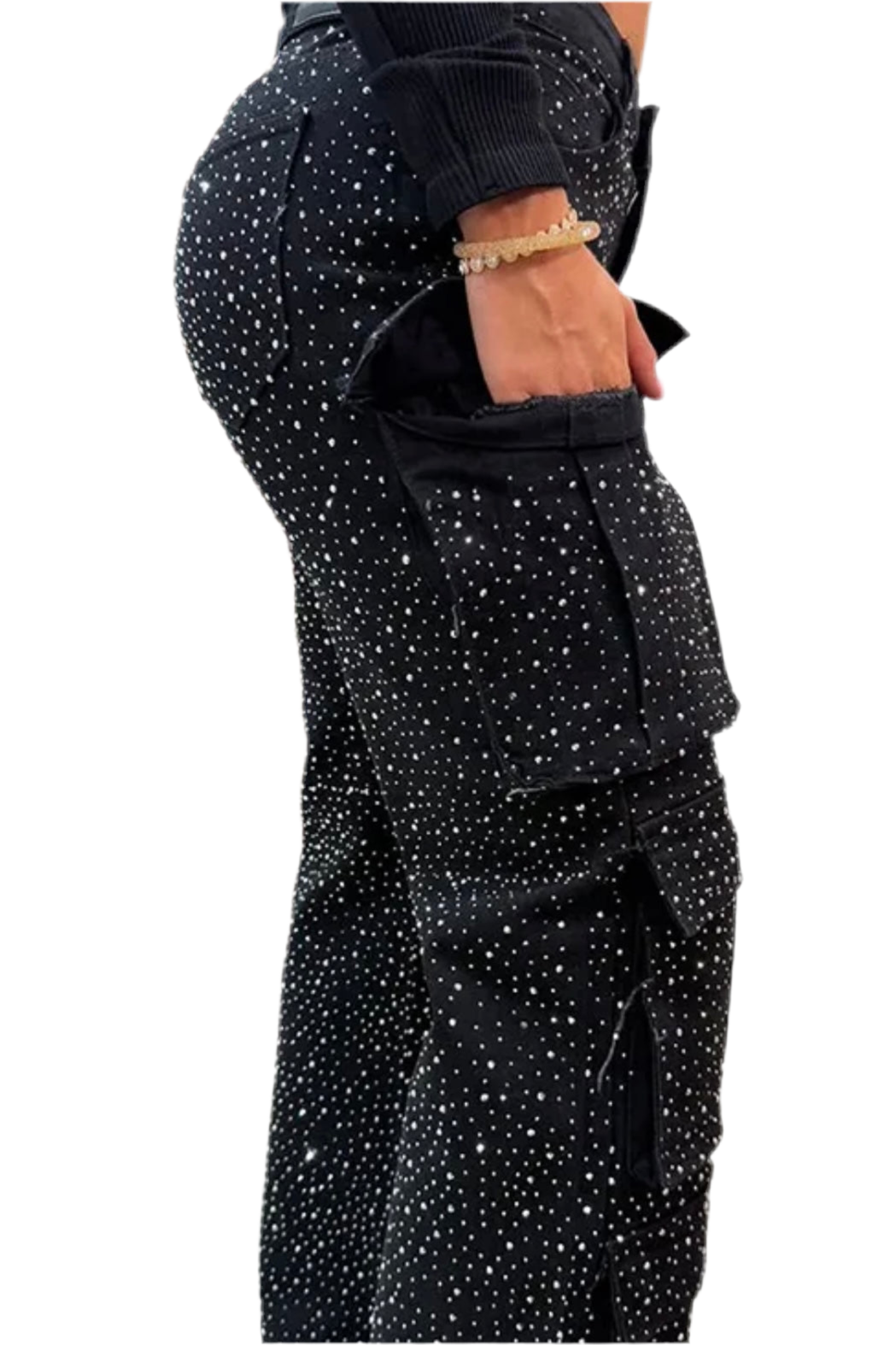 RHINESTONE JEANS