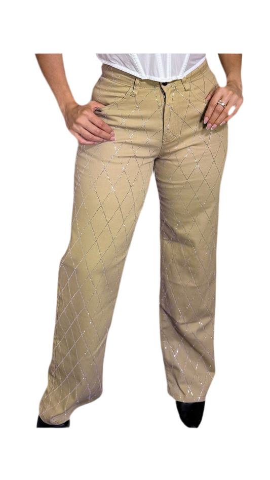 RHINESTONES JEANS